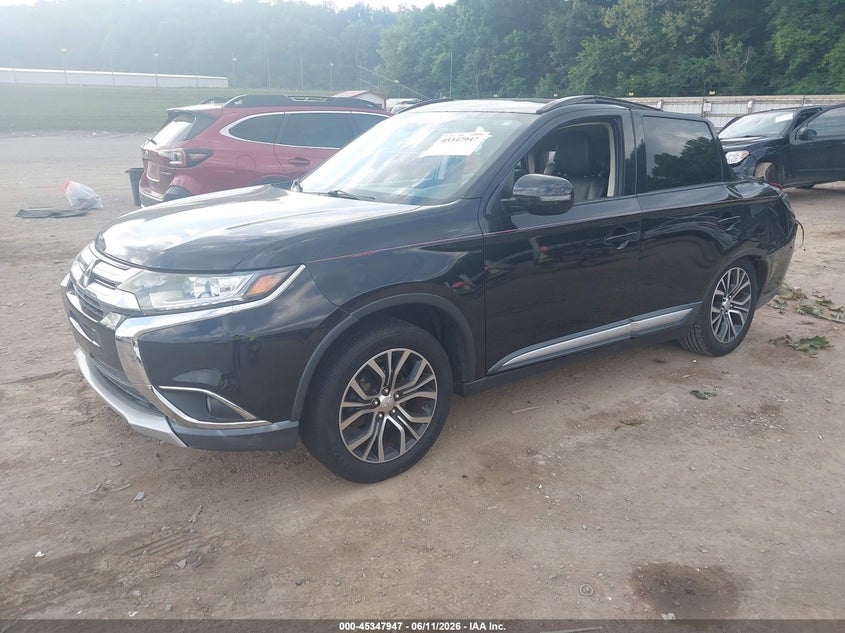 2016 Mitsubishi Outlander VIN JA4AD3A37GZ061705 IAAI salvage auction — ROOF, Salvage (Tennessee), sold $725 on 2026-07-08 (photo 2)