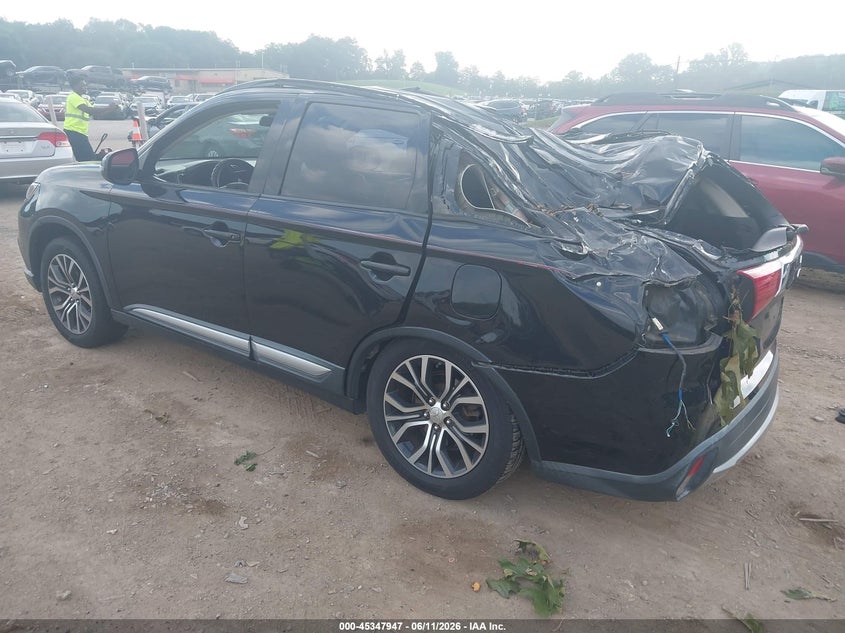 2016 Mitsubishi Outlander VIN JA4AD3A37GZ061705 IAAI salvage auction — ROOF, Salvage (Tennessee), sold $725 on 2026-07-08 (photo 3)