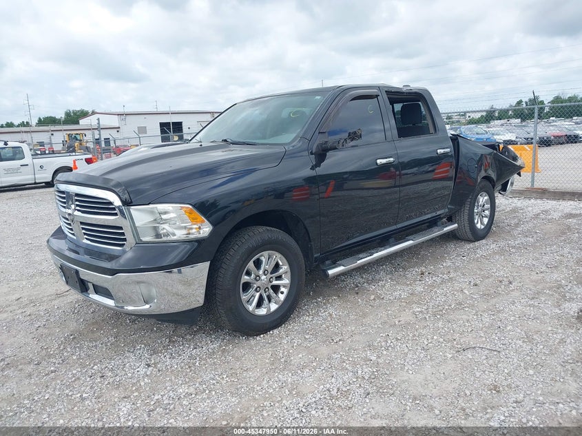 2015 Ram 1500 VIN 1C6RR7LG3FS741620 IAAI salvage auction — REAR END, Salvage Title, sold $1,650 on 2026-08-17 (photo 2)
