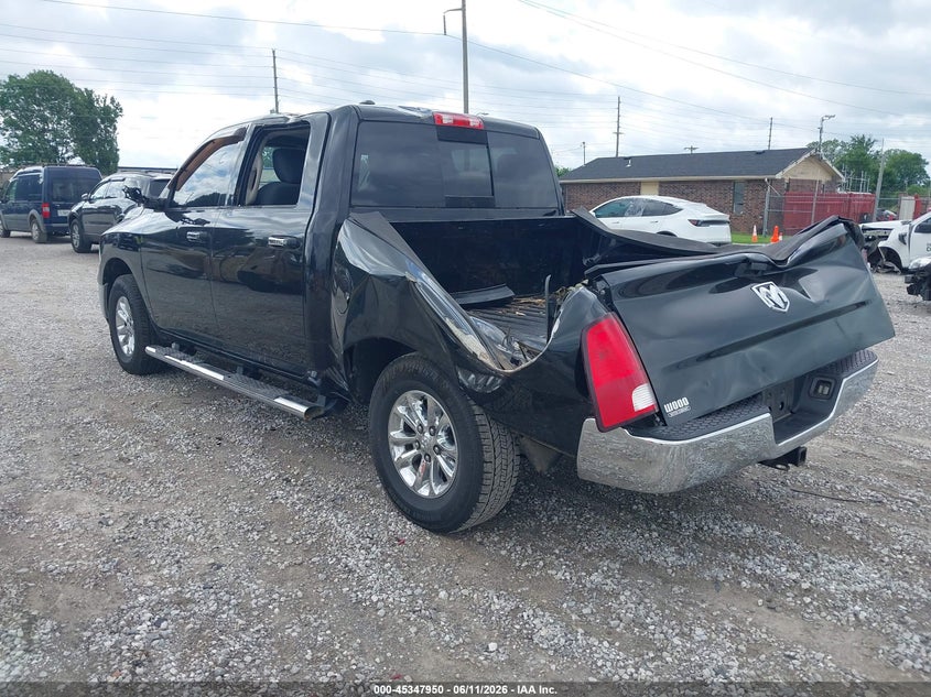 2015 Ram 1500 VIN 1C6RR7LG3FS741620 IAAI salvage auction — REAR END, Salvage Title, sold $1,650 on 2026-08-17 (photo 3)