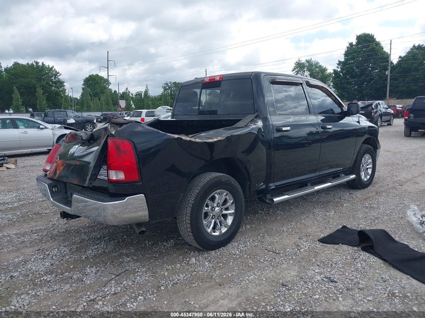 2015 Ram 1500 VIN 1C6RR7LG3FS741620 IAAI salvage auction — REAR END, Salvage Title, sold $1,650 on 2026-08-17 (photo 4)