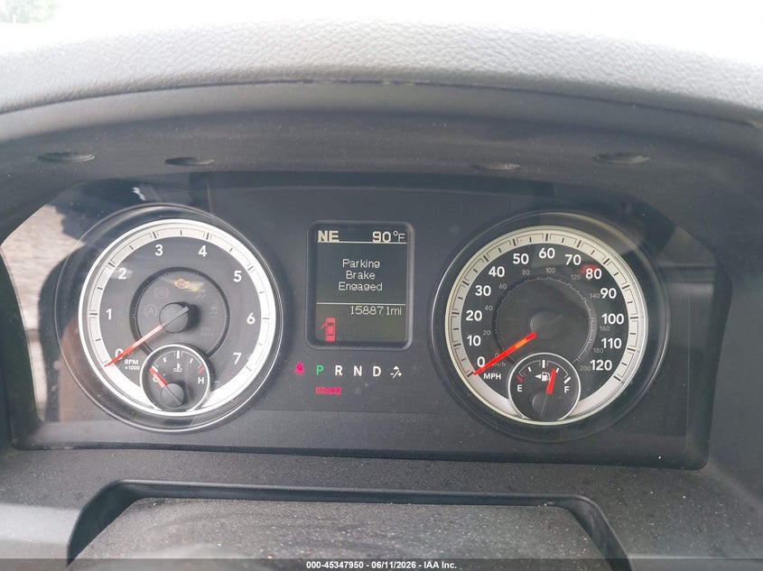 2015 Ram 1500 VIN 1C6RR7LG3FS741620 IAAI salvage auction — REAR END, Salvage Title, sold $1,650 on 2026-08-17 (photo 7)