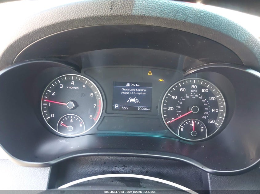 2019 Kia Optima VIN 5XXGT4L32KG327505 IAAI salvage auction — FRONT END, Salvage (California), sold $1,900 on 2026-07-14 (photo 7)