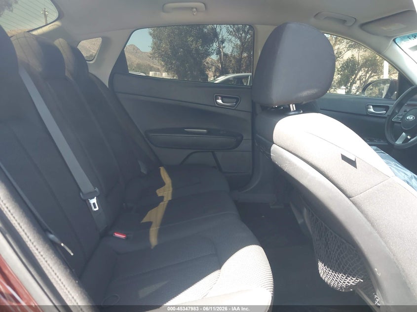 2019 Kia Optima VIN 5XXGT4L32KG327505 IAAI salvage auction — FRONT END, Salvage (California), sold $1,900 on 2026-07-14 (photo 8)