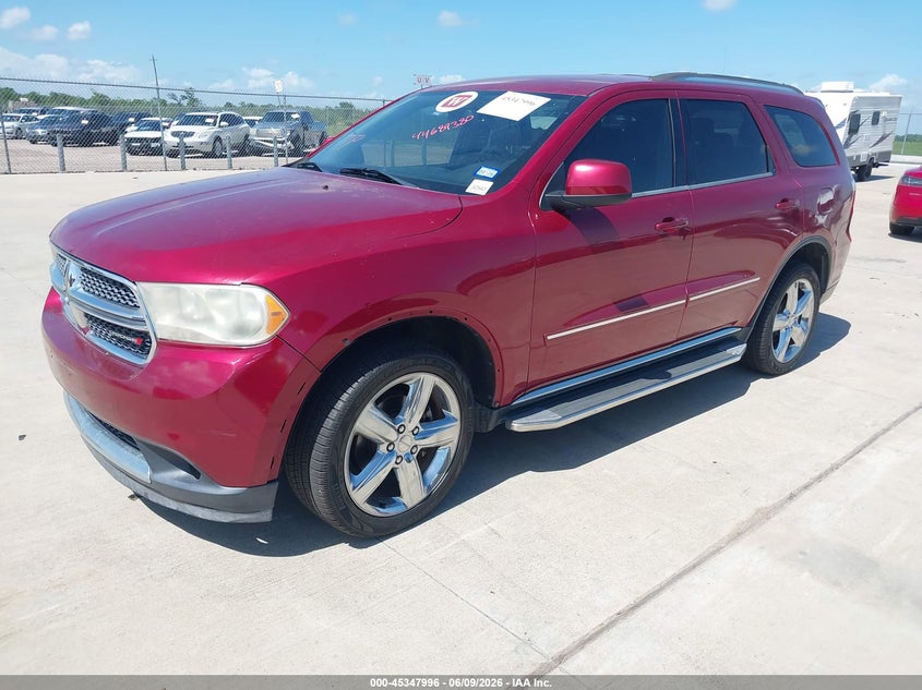 2013 Dodge Durango VIN 1C4RDHAG8DC683608 IAAI salvage auction — NORMAL WEAR, Salvage Title, sold $1,200 on 2026-07-31 (photo 2)