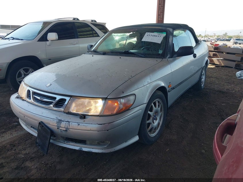 1999 Saab 9-3 VIN YS3DF75N2X7003635 IAAI salvage auction — FRONT END, Clear (Arizona), sold $325 on 2026-07-07 (photo 2)