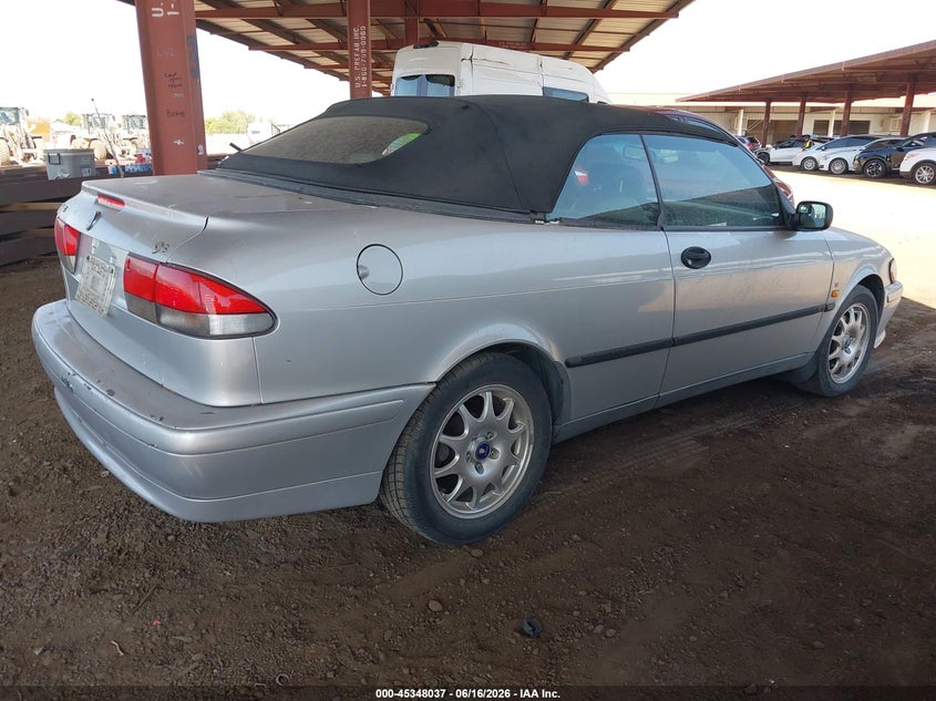 1999 Saab 9-3 VIN YS3DF75N2X7003635 IAAI salvage auction — FRONT END, Clear (Arizona), sold $325 on 2026-07-07 (photo 4)