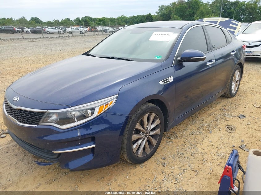 2018 Kia Optima VIN 5XXGT4L39JG273697 IAAI salvage auction — REAR END, Salvage (Virginia), sold $1,925 on 2026-07-13 (photo 2)