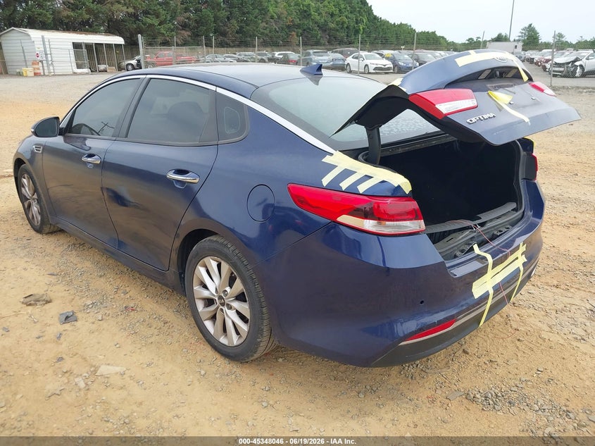 2018 Kia Optima VIN 5XXGT4L39JG273697 IAAI salvage auction — REAR END, Salvage (Virginia), sold $1,925 on 2026-07-13 (photo 3)
