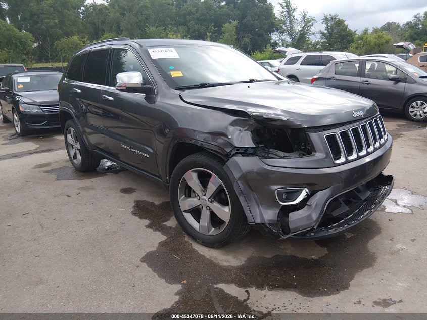 2016 Jeep Grand cherokee VIN 1C4RJFBG5GC443724 IAAI salvage auction — RIGHT FRONT, Salvage (Missouri), sold $3,350 on 2026-07-18 (photo 1)
