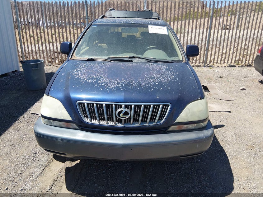 2001 Lexus Rx VIN JTJHF10U110183983 IAAI salvage auction — NORMAL WEAR, Regular (Nevada), sold $475 on 2026-07-10 (photo 6)