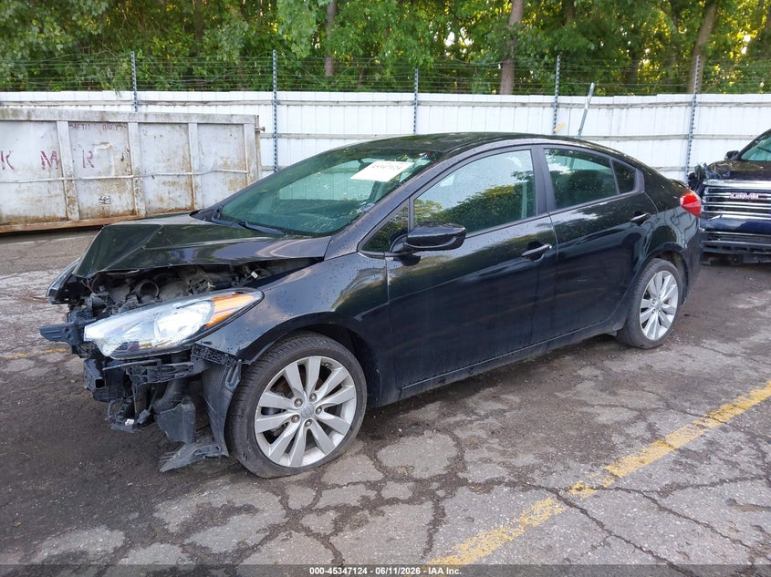 2016 Kia Forte VIN KNAFK4A6XG5477673 IAAI salvage auction — FRONT END, Clear (Michigan), sold $225 on 2026-07-27 (photo 2)