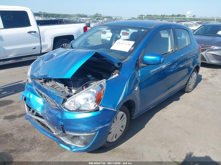 2019 Mitsubishi Mirage VIN ML32A3HJ2KH008869 IAAI salvage auction — FRONT END, Salvage (North Carolina), sold $1,600 on 2026-07-08 (photo 2)