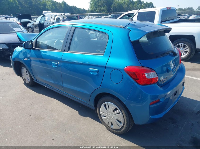 2019 Mitsubishi Mirage VIN ML32A3HJ2KH008869 IAAI salvage auction — FRONT END, Salvage (North Carolina), sold $1,600 on 2026-07-08 (photo 3)