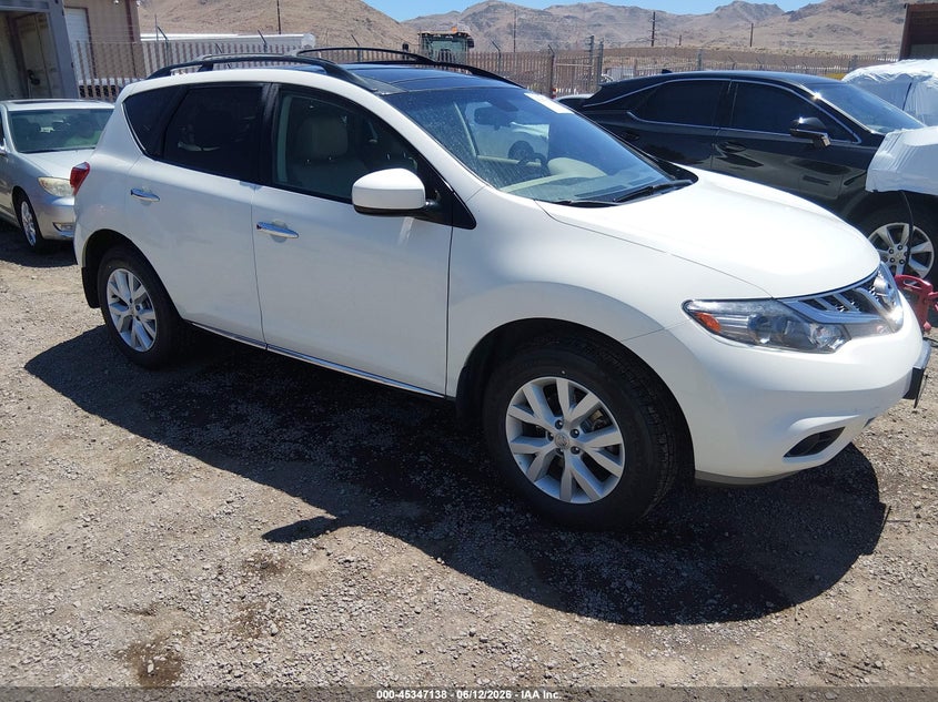 2011 Nissan Murano VIN JN8AZ1MW5BW177534 IAAI salvage auction — REAR END, Salvage (Nevada), sold $1,025 on 2026-07-10 (photo 1)