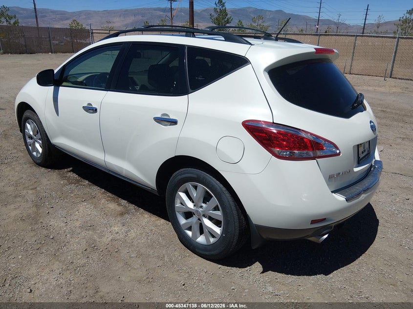 2011 Nissan Murano VIN JN8AZ1MW5BW177534 IAAI salvage auction — REAR END, Salvage (Nevada), sold $1,025 on 2026-07-10 (photo 3)