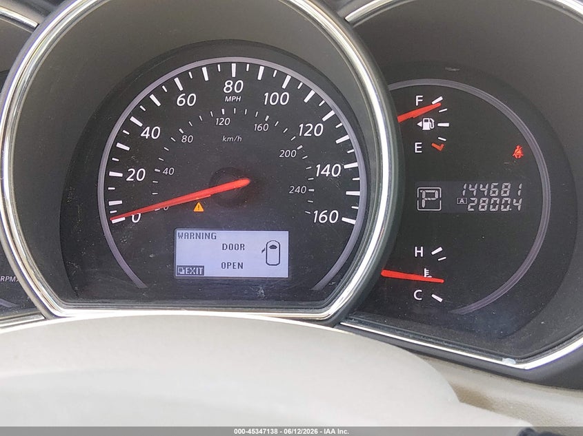 2011 Nissan Murano VIN JN8AZ1MW5BW177534 IAAI salvage auction — REAR END, Salvage (Nevada), sold $1,025 on 2026-07-10 (photo 7)