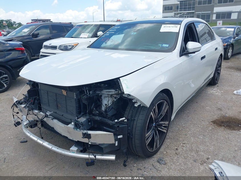 2023 BMW 7 Series VIN WBA23EH00PCN79921 IAAI salvage auction — Front End, Original (Texas), sold $31,750 on 2026-08-05 (photo 2)