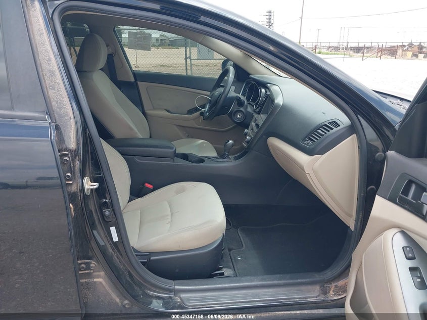 2013 Kia Optima VIN 5XXGM4A75DG204206 IAAI salvage auction — FRONT END, Salvage Title, sold $175 on 2026-07-11 (photo 5)
