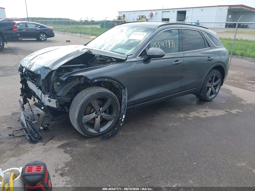 2023 Genesis Gv70 VIN KMUMADTB5PU098039 IAAI salvage auction — FRONT END, Salvage (Minnesota), sold $8,400 on 2026-09-02 (photo 2)