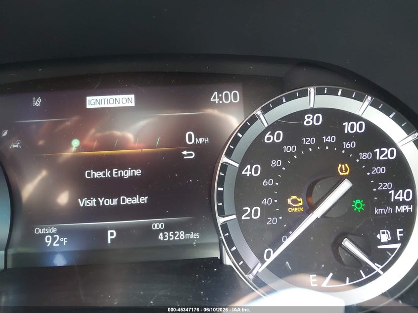 2022 Toyota Highlander VIN 5TDYZRAH1NS091205 IAAI salvage auction — FRONT END, Salvage Title, sold $12,100 on 2026-07-21 (photo 7)