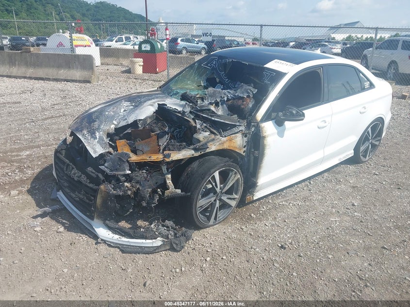 2016 Audi A3 VIN WAUB8GFFXG1059371 IAAI salvage auction — Burn Engine, Salvage (Pennsylvania), sold $350 on 2026-07-07 (photo 2)