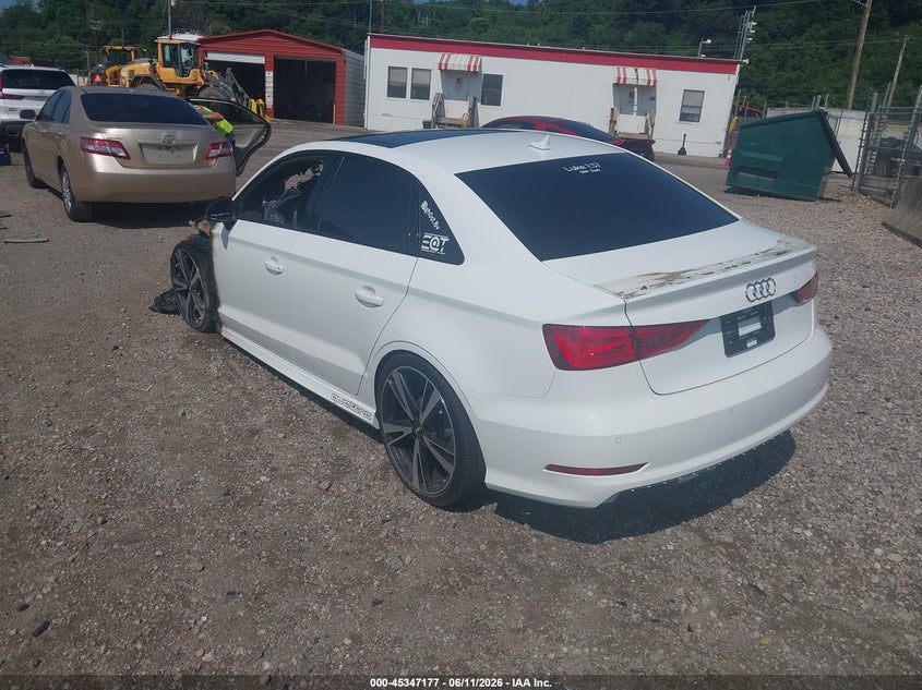 2016 Audi A3 VIN WAUB8GFFXG1059371 IAAI salvage auction — Burn Engine, Salvage (Pennsylvania), sold $350 on 2026-07-07 (photo 3)