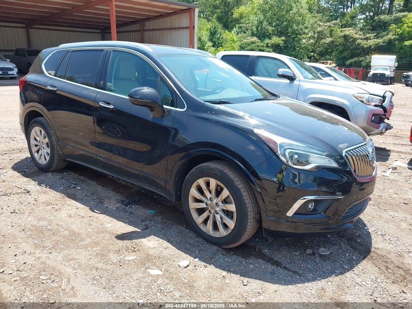 2017 Buick Envision VIN LRBFXBSA0HD089000 IAAI salvage auction — LEFT SIDE, Salvage Title, sold $800 on 2026-07-09 (photo 1)