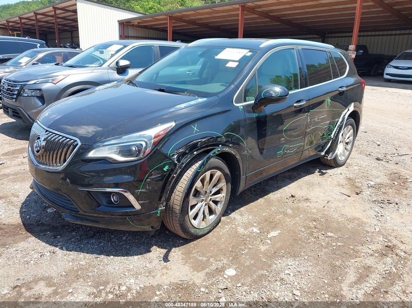 2017 Buick Envision VIN LRBFXBSA0HD089000 IAAI salvage auction — LEFT SIDE, Salvage Title, sold $800 on 2026-07-09 (photo 2)