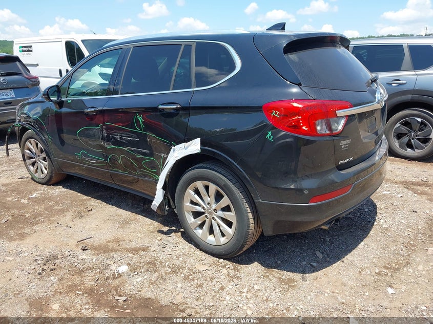 2017 Buick Envision VIN LRBFXBSA0HD089000 IAAI salvage auction — LEFT SIDE, Salvage Title, sold $800 on 2026-07-09 (photo 3)