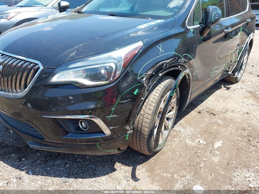 2017 Buick Envision VIN LRBFXBSA0HD089000 IAAI salvage auction — LEFT SIDE, Salvage Title, sold $800 on 2026-07-09 (photo 6)