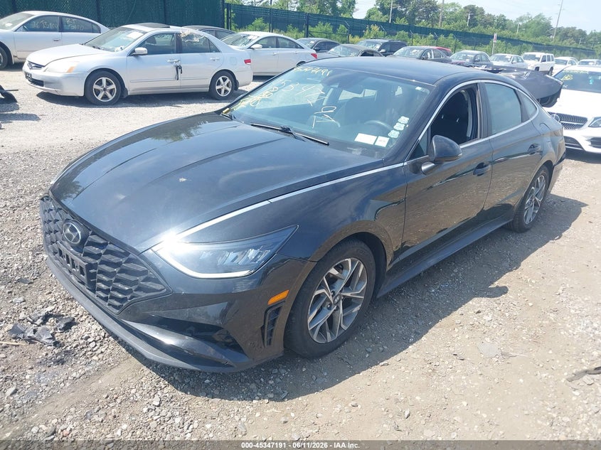 2022 Hyundai Sonata VIN KMHL64JA7NA210635 IAAI salvage auction — REAR END, Mv-907A (New York), sold $25 on 2026-07-28 (photo 2)