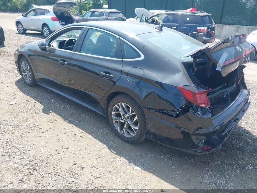 2022 Hyundai Sonata VIN KMHL64JA7NA210635 IAAI salvage auction — REAR END, Mv-907A (New York), sold $25 on 2026-07-28 (photo 3)