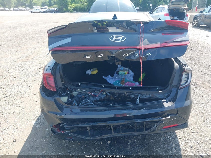 2022 Hyundai Sonata VIN KMHL64JA7NA210635 IAAI salvage auction — REAR END, Mv-907A (New York), sold $25 on 2026-07-28 (photo 6)