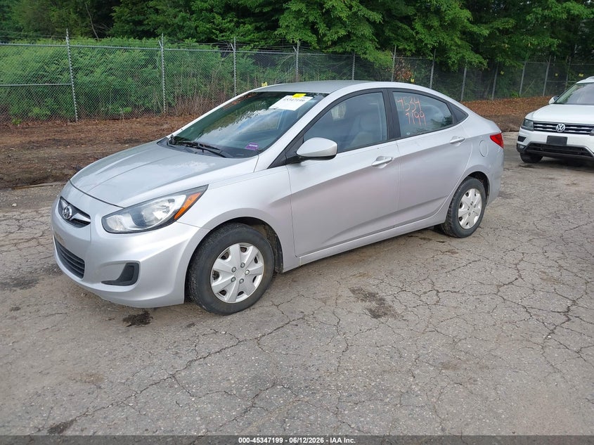 2013 Hyundai Accent VIN KMHCT4AE8DU298152 IAAI salvage auction — NORMAL WEAR, Original (Maine), sold $450 on 2026-07-13 (photo 2)