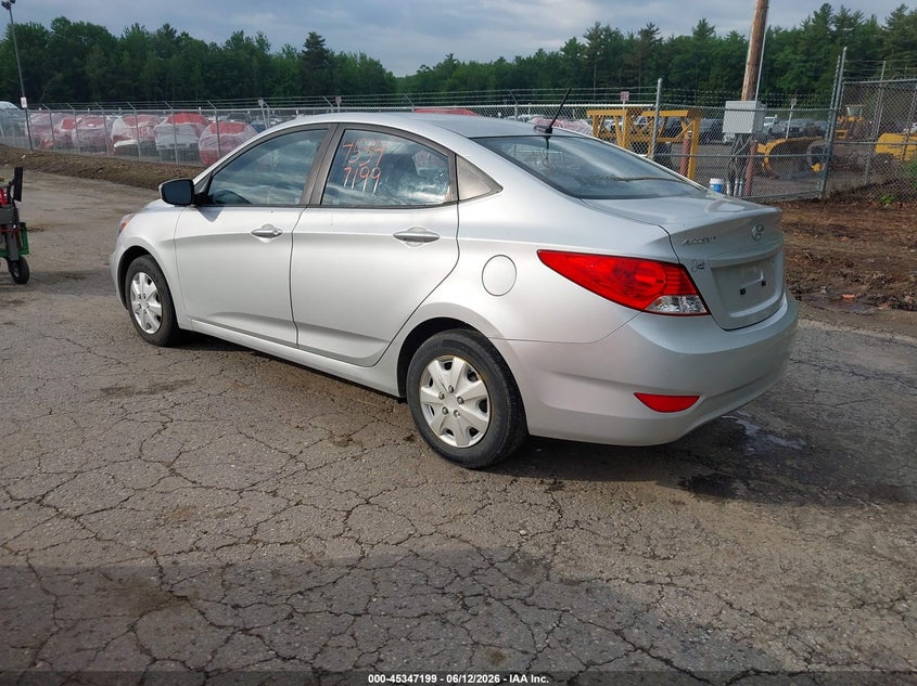 2013 Hyundai Accent VIN KMHCT4AE8DU298152 IAAI salvage auction — NORMAL WEAR, Original (Maine), sold $450 on 2026-07-13 (photo 3)