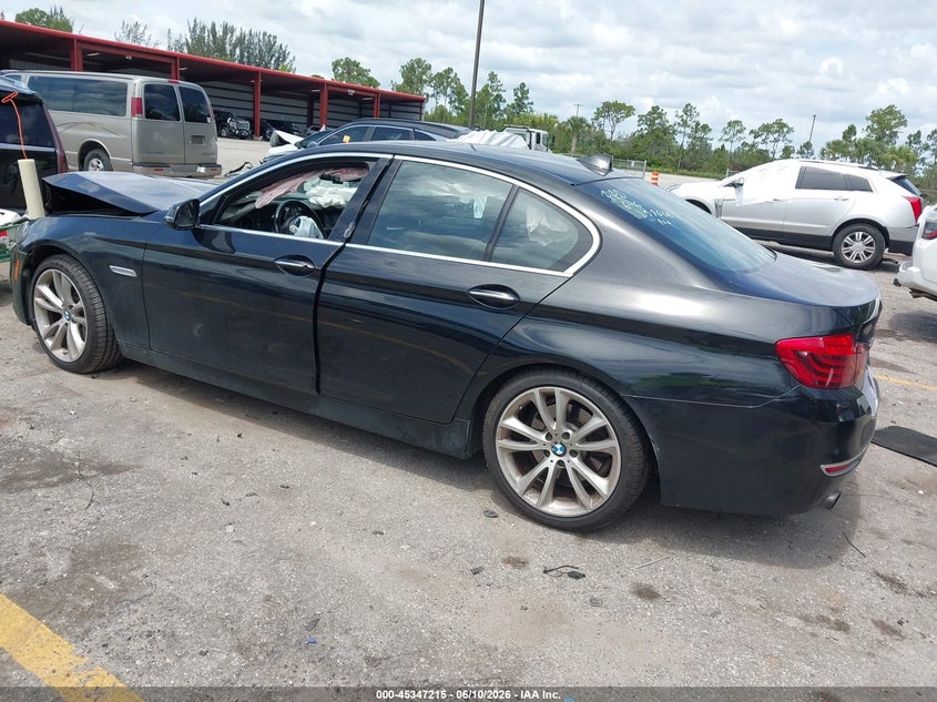 2016 BMW 5er VIN WBA5B3C50GG259658 IAAI salvage auction — FRONT END, Rebuildable (Florida), sold $2,600 on 2026-07-13 (photo 3)