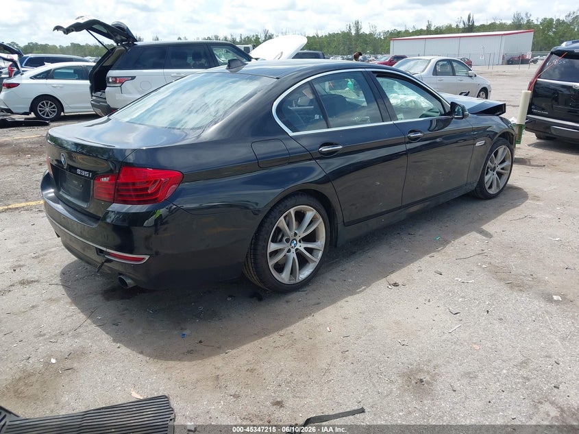 2016 BMW 5er VIN WBA5B3C50GG259658 IAAI salvage auction — FRONT END, Rebuildable (Florida), sold $2,600 on 2026-07-13 (photo 4)