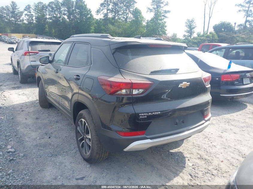 2025 Chevrolet Trailblazer VIN KL79MRSL6SB220271 IAAI salvage auction — FRONT END, Salvage Title, sold $6,200 on 2026-07-14 (photo 3)