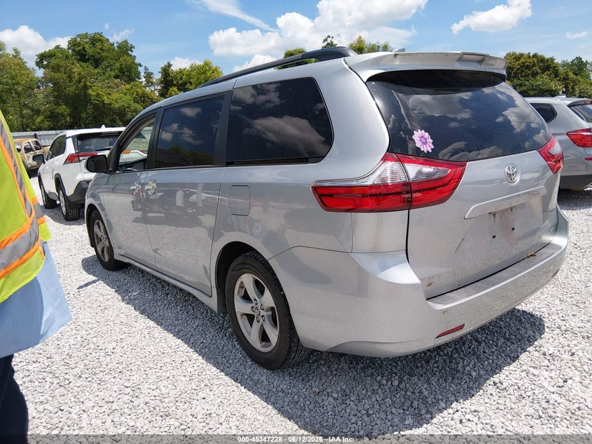 2020 Toyota Sienna VIN 5TDKZ3DC5LS038457 IAAI salvage auction — LEFT FRONT, Salvage (Alabama), sold $4,925 on 2026-07-23 (photo 3)