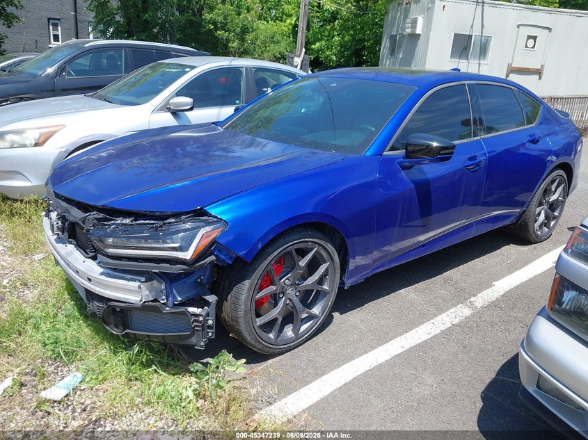 2023 Acura Tlx VIN 19UUB7F93PA000350 IAAI salvage auction — LEFT & RIGHT, Salvage Title, sold $19,650 on 2026-07-27 (photo 2)