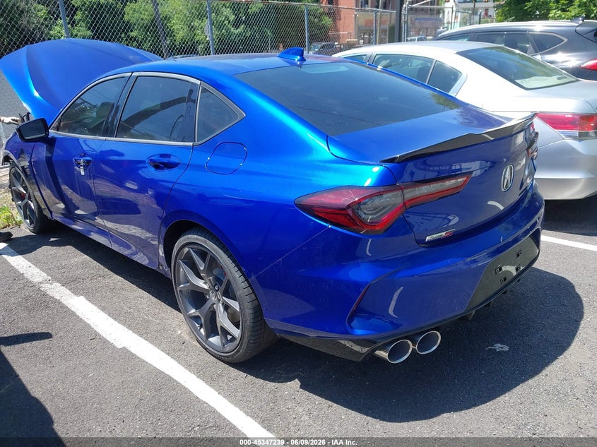 2023 Acura Tlx VIN 19UUB7F93PA000350 IAAI salvage auction — LEFT & RIGHT, Salvage Title, sold $19,650 on 2026-07-27 (photo 3)