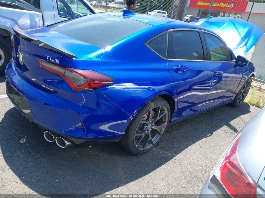 2023 Acura Tlx VIN 19UUB7F93PA000350 IAAI salvage auction — LEFT & RIGHT, Salvage Title, sold $19,650 on 2026-07-27 (photo 4)