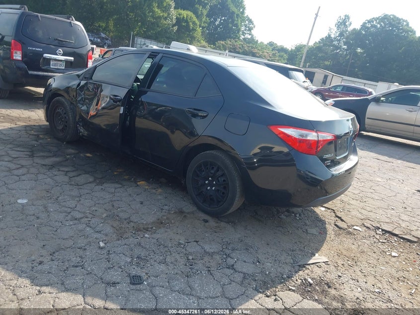 2014 Toyota Corolla VIN 5YFBURHE1EP135289 IAAI salvage auction — LEFT FRONT, Salvage Title, sold $1,800 on 2026-07-26 (photo 3)
