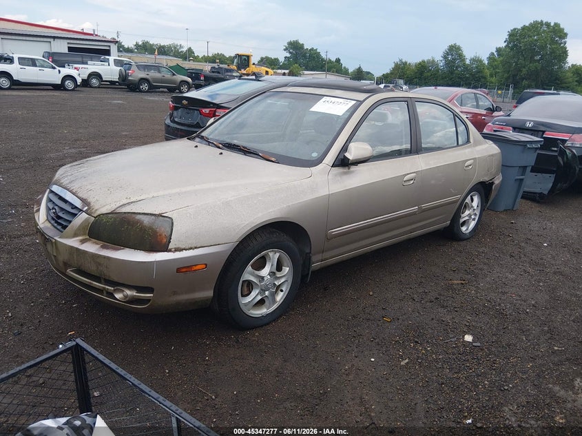 2005 Hyundai Elantra VIN KMHDN46D95U067308 IAAI salvage auction — NORMAL WEAR, Salvage (Ohio), sold $350 on 2026-07-08 (photo 2)