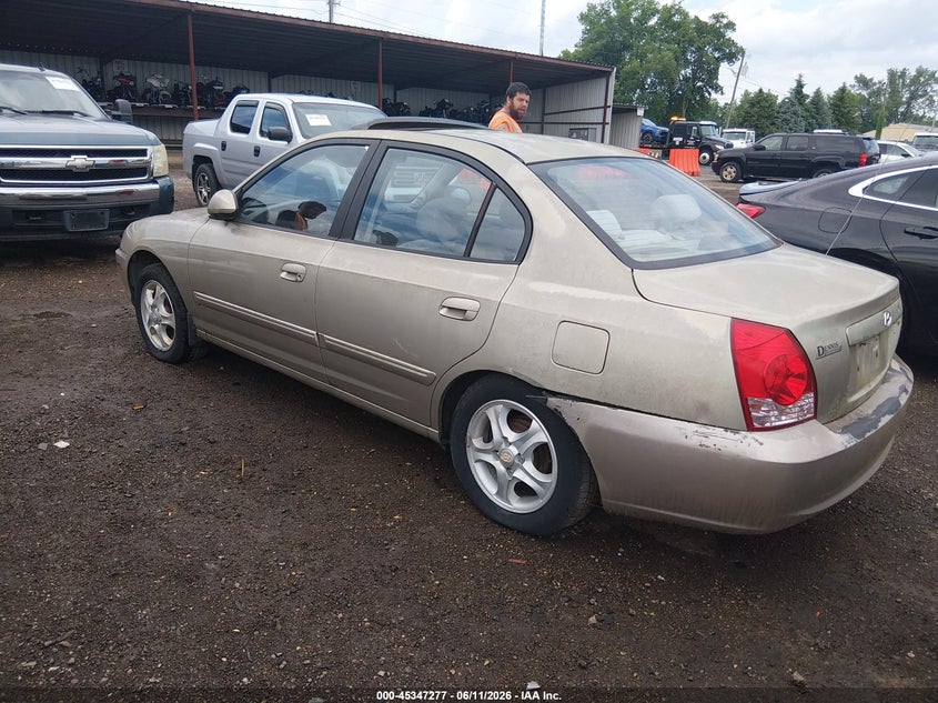 2005 Hyundai Elantra VIN KMHDN46D95U067308 IAAI salvage auction — NORMAL WEAR, Salvage (Ohio), sold $350 on 2026-07-08 (photo 3)