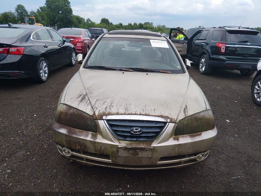 2005 Hyundai Elantra VIN KMHDN46D95U067308 IAAI salvage auction — NORMAL WEAR, Salvage (Ohio), sold $350 on 2026-07-08 (photo 6)