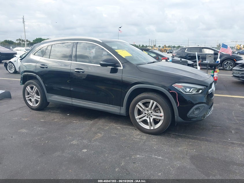 2021 Mercedes-benz Gla-klasse VIN W1N4N4GB4MJ219912 IAAI salvage auction — LEFT SIDE, Salvage Title, sold $7,550 on 2026-07-24 (photo 1)