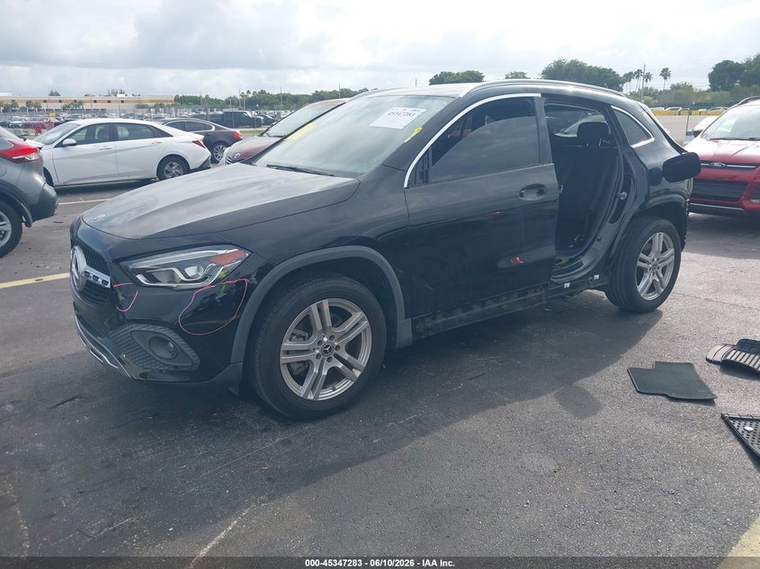 2021 Mercedes-benz Gla-klasse VIN W1N4N4GB4MJ219912 IAAI salvage auction — LEFT SIDE, Salvage Title, sold $7,550 on 2026-07-24 (photo 2)