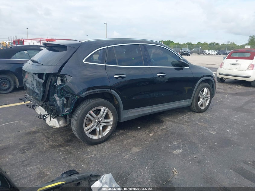 2021 Mercedes-benz Gla-klasse VIN W1N4N4GB4MJ219912 IAAI salvage auction — LEFT SIDE, Salvage Title, sold $7,550 on 2026-07-24 (photo 4)